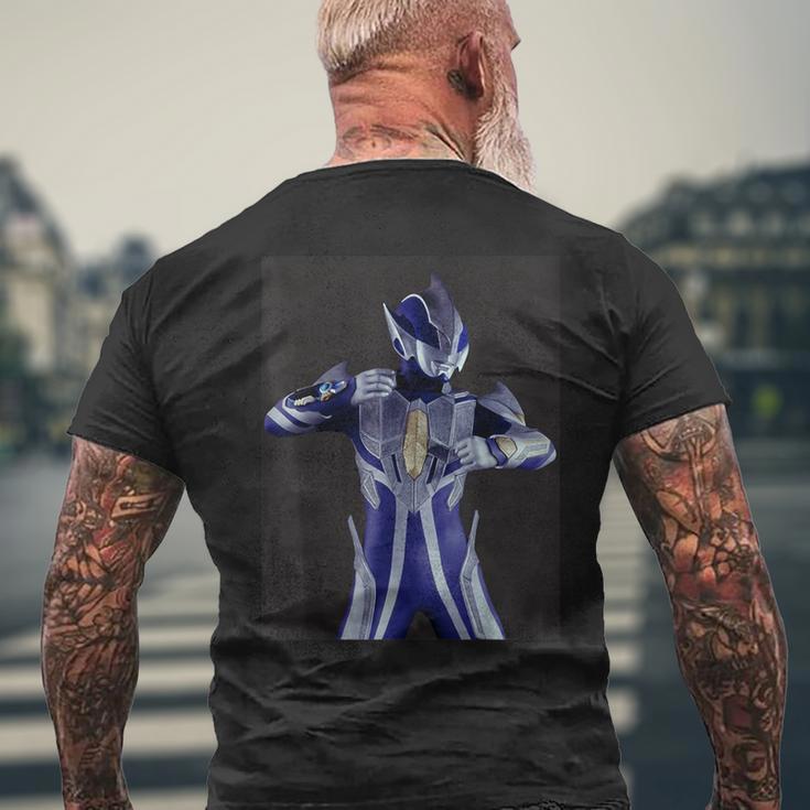 ブロマイドシリーズ ハンターナイト ツルギ メンズTシャツ バックプリント 高齢者への贈り物