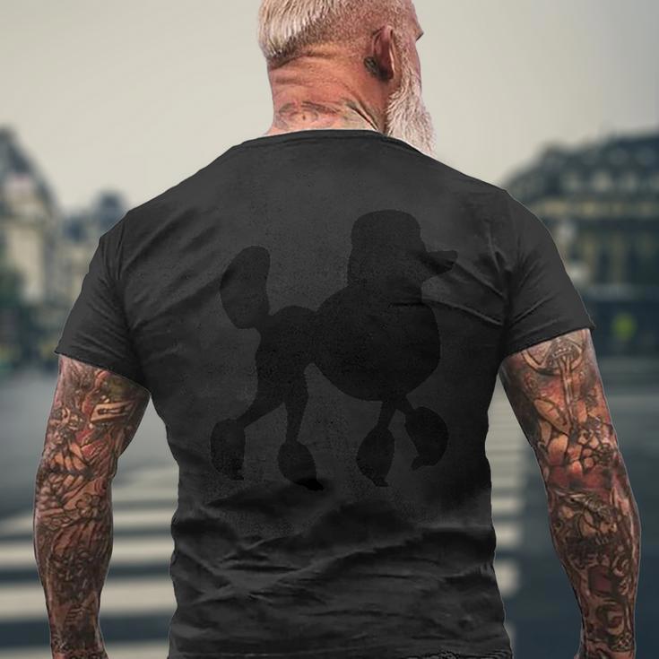 プードル ソックホップガール スタンダードプードルポケット ペットプードル メンズTシャツ バックプリント 高齢者への贈り物