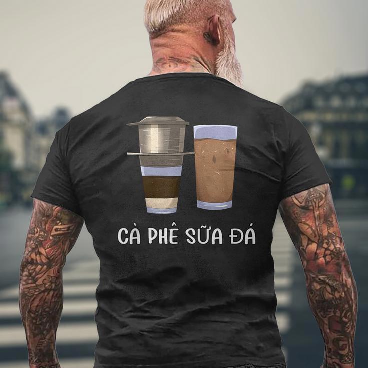 ベトナム ベトナム式フィルターコーヒー ベトナム式アイスコーヒー メンズTシャツ バックプリント 高齢者への贈り物