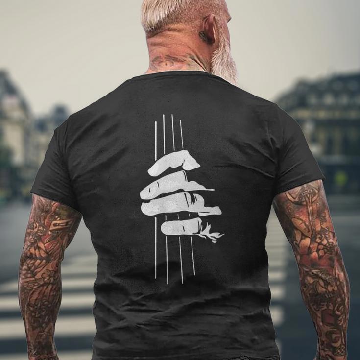 ベーシストのためのコントラバス奏者のミュージシャンギフト Double Bass Bassist メンズTシャツ バックプリント 高齢者への贈り物