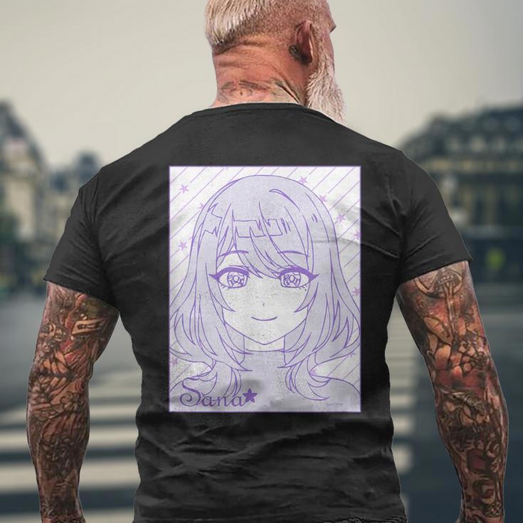 ポールプリンセス フェイスシリーズ サナ メンズTシャツ バックプリント 高齢者への贈り物