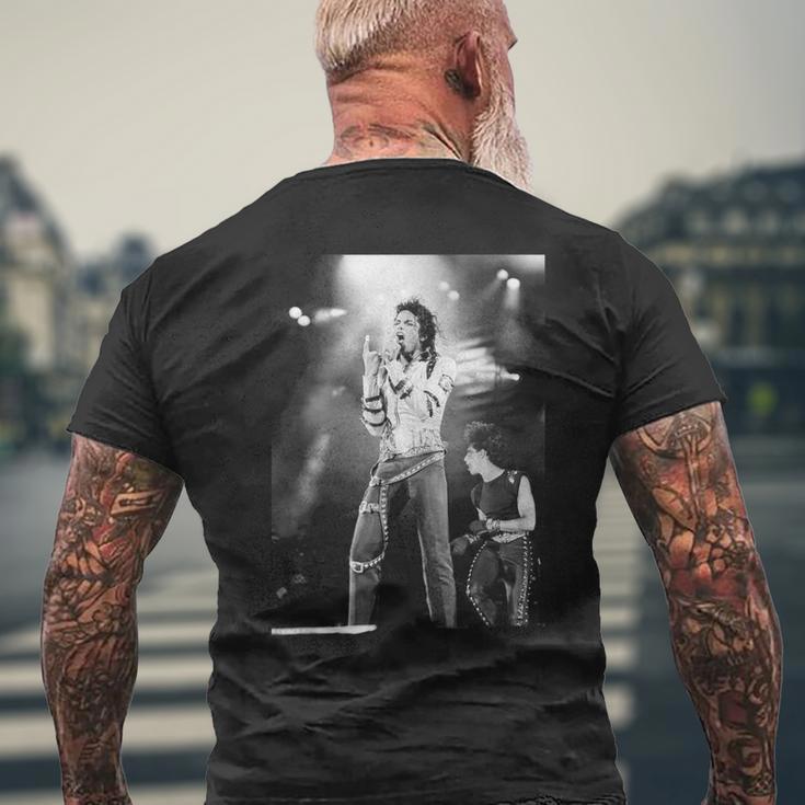 マイケル・ジャクソン Live At Aintree Bad Tour 1988 メンズTシャツ バックプリント 高齢者への贈り物
