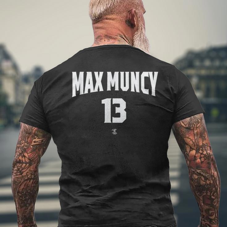 マックスマンシーのワープ数ゲームデー メンズTシャツ バックプリント 高齢者への贈り物