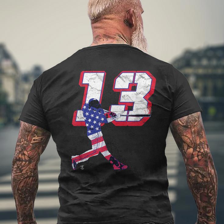 マックスマンシーフラッグのシルエットゲームデー メンズTシャツ バックプリント 高齢者への贈り物
