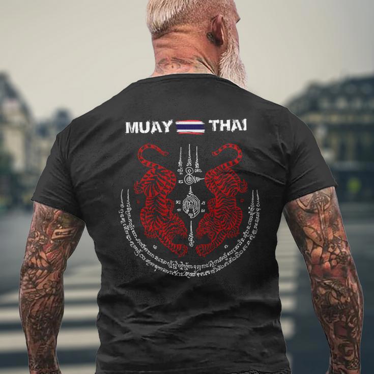 ムエタイ キックボクシング タイ 長袖tシャツ メンズTシャツ バックプリント 高齢者への贈り物