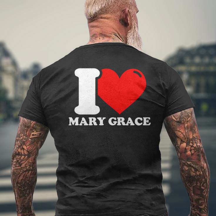 メアリー・グレースという名前が大好きです 長袖tシャツ メンズTシャツ バックプリント 高齢者への贈り物