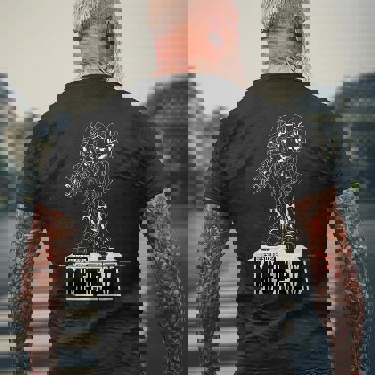 モスピーダ N メンズTシャツ バックプリント 高齢者への贈り物