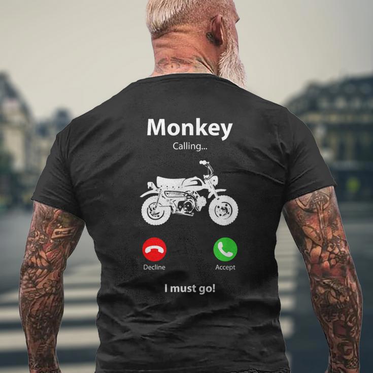 モンキー Z50 原付 バイク レトロ ヴィンテージ 日本 メンズTシャツ バックプリント 高齢者への贈り物