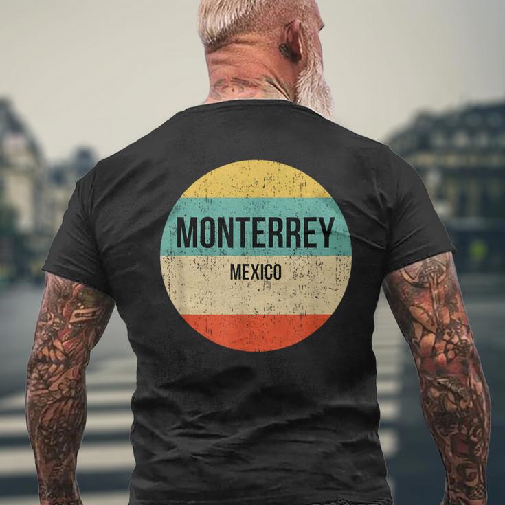 モンテレイ・メキシコ メンズTシャツ バックプリント 高齢者への贈り物