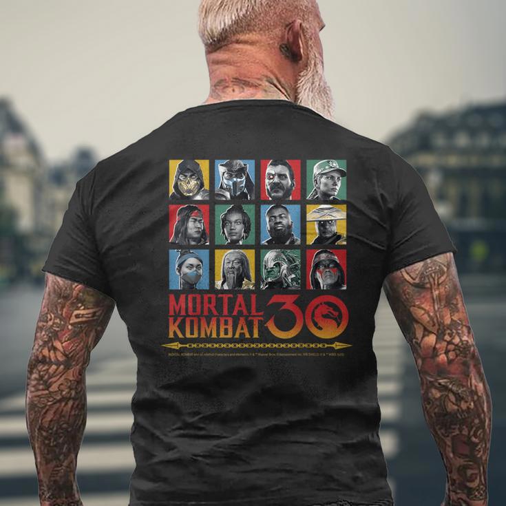 モータルコンバット30 モータルコンバットグッズ メンズTシャツ バックプリント 高齢者への贈り物
