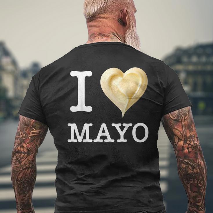 ユニークなマヨネーズ愛好家のために メンズTシャツ バックプリント 高齢者への贈り物
