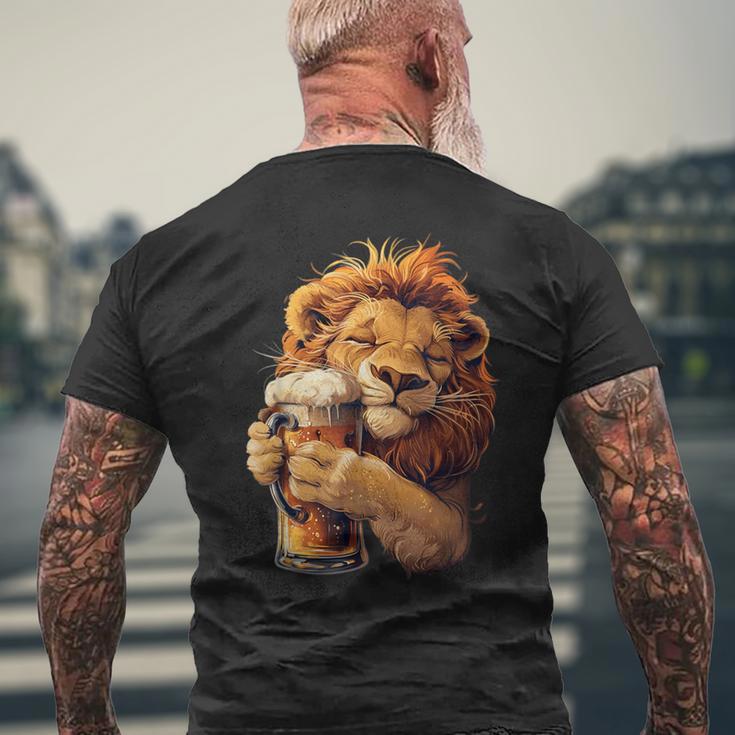 ライオンビール メンズTシャツ バックプリント 高齢者への贈り物
