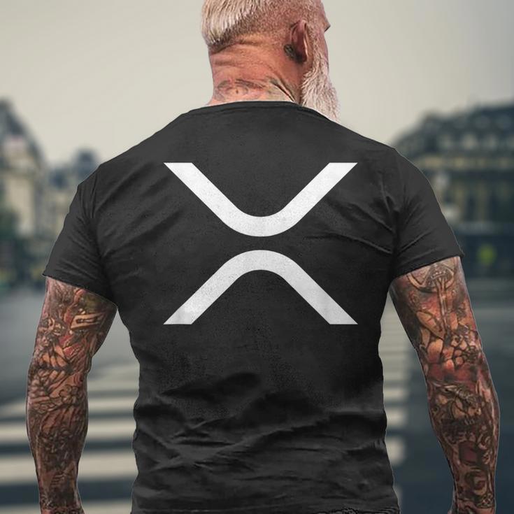 リップル Xrp コイン 月 Xrp 陸軍 暗号通貨 Xrp メンズTシャツ バックプリント 高齢者への贈り物