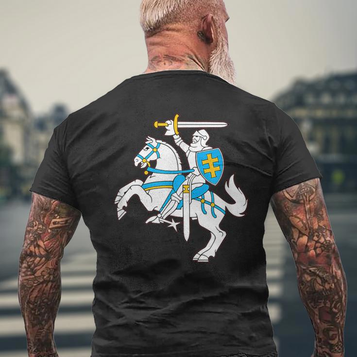 リトアニアン 紋章 ヴィティス シャツ Lietuva プライドギフト メンズTシャツ バックプリント 高齢者への贈り物