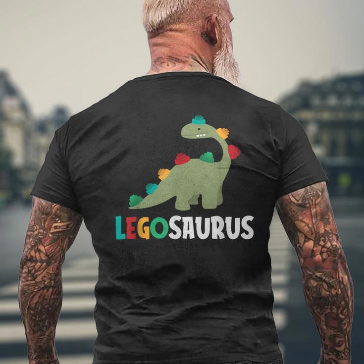 レゴサウルス おもしろ恐竜ザウルス メンズTシャツ バックプリント 高齢者への贈り物