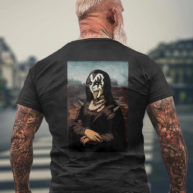 ロックンロールバンド レイジーハロウィンコスチューム ロッカー音楽愛好家 メンズTシャツ バックプリント 高齢者への贈り物