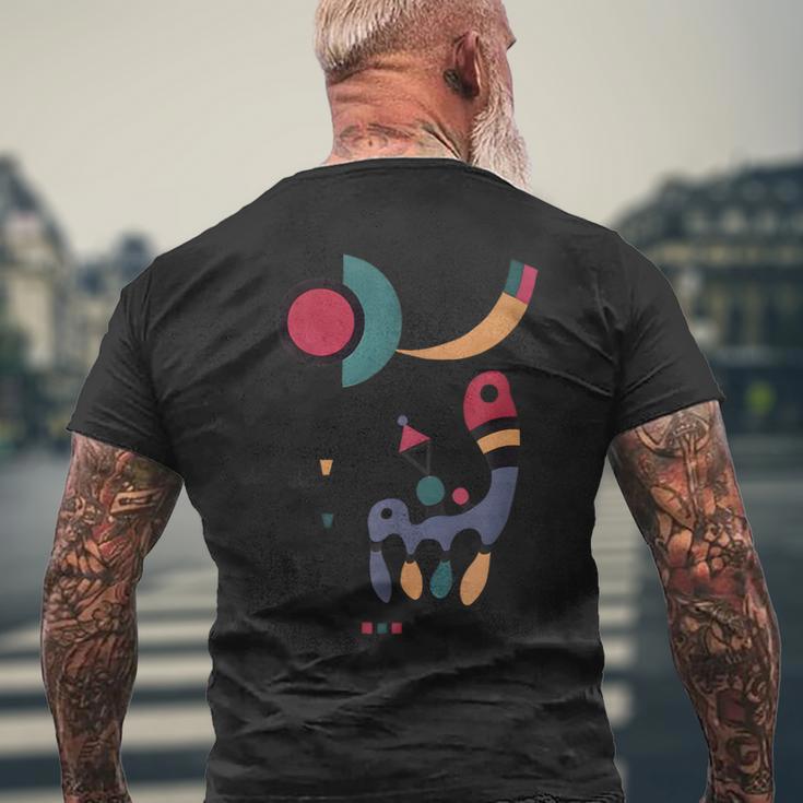 ワシリー・カンディンスキーによるステンシル構成1944 メンズTシャツ バックプリント 高齢者への贈り物