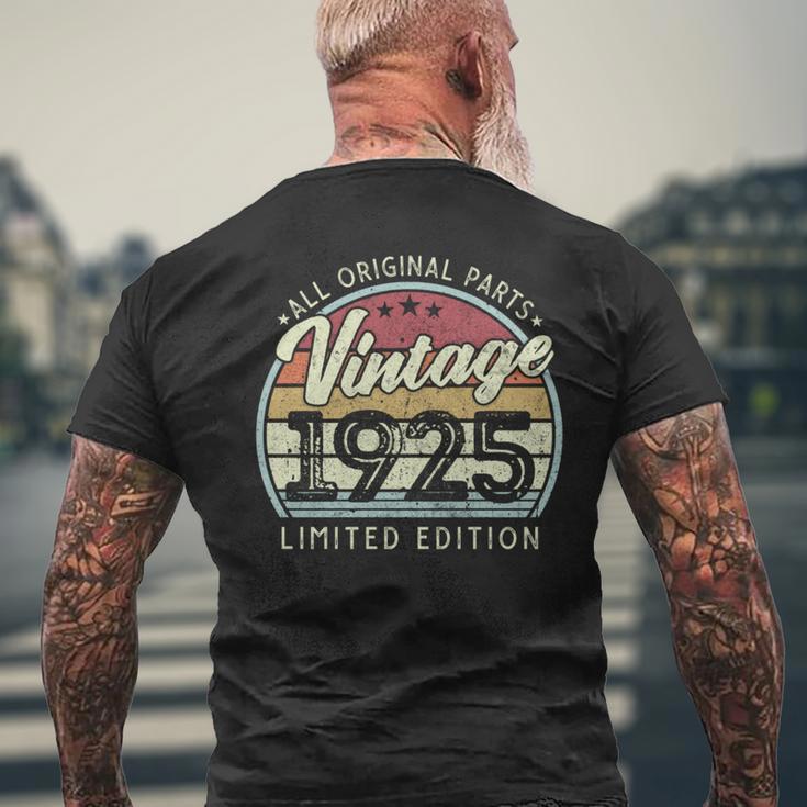 ヴィンテージ 1925 限定版 101歳の誕生日 長袖tシャツ メンズTシャツ バックプリント 高齢者への贈り物