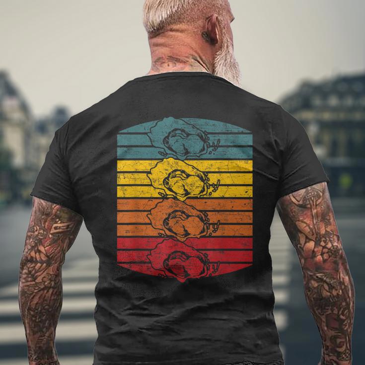 ヴィンテージ 動物 オイスター 恋人 レトロ 70年代 80年代 メンズTシャツ バックプリント 高齢者への贈り物