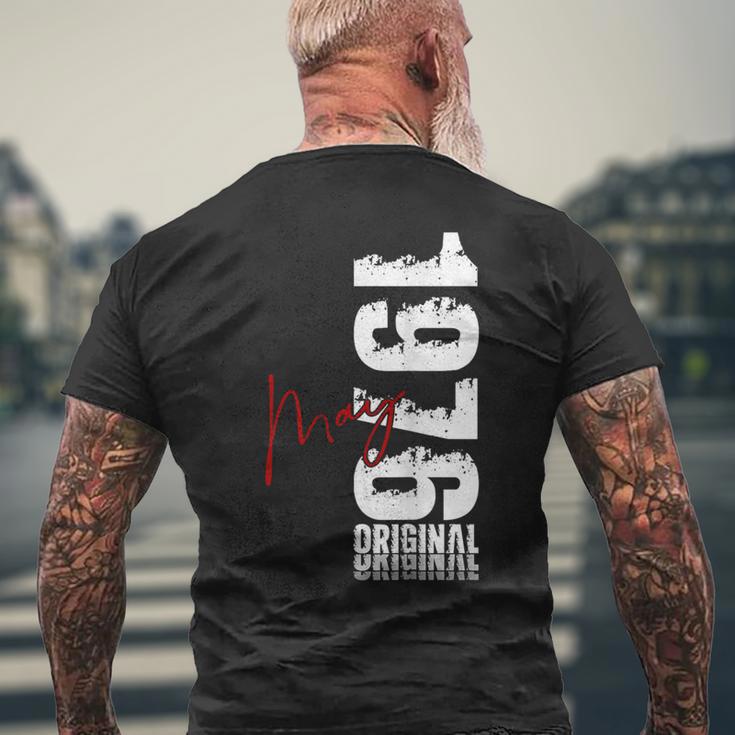 ヴィンテージカー 1976 年5月 50 歳の誕生日 1976 年のクラシックカー メンズTシャツ バックプリント 高齢者への贈り物