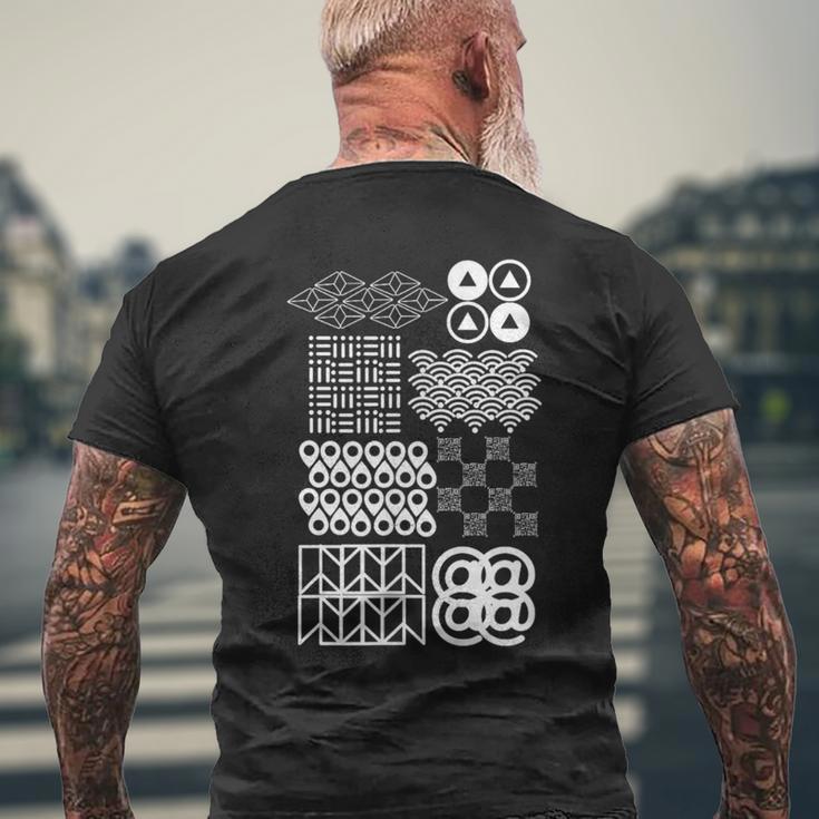 吉祥文様 アイコン版 メンズTシャツ バックプリント 高齢者への贈り物