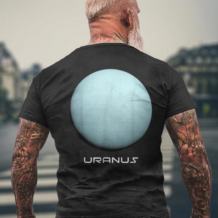 天王星tシャツ 天文学や宇宙愛好家へのギフトに最適 メンズTシャツ バックプリント 高齢者への贈り物