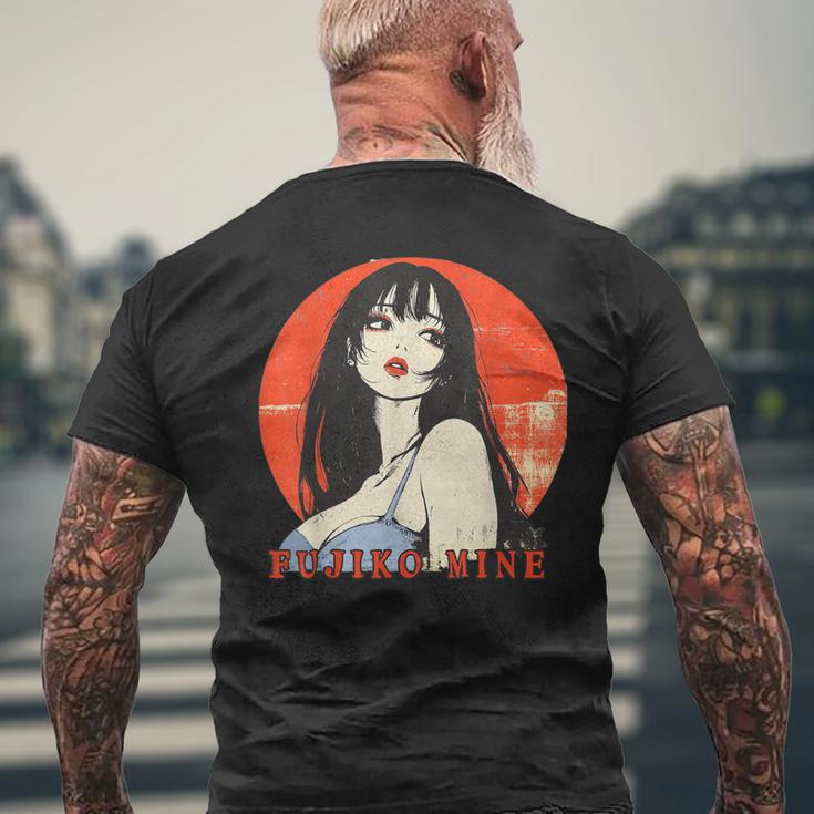 峰不二子 アルセーヌ・ルパンの恋 メンズTシャツ バックプリント 高齢者への贈り物