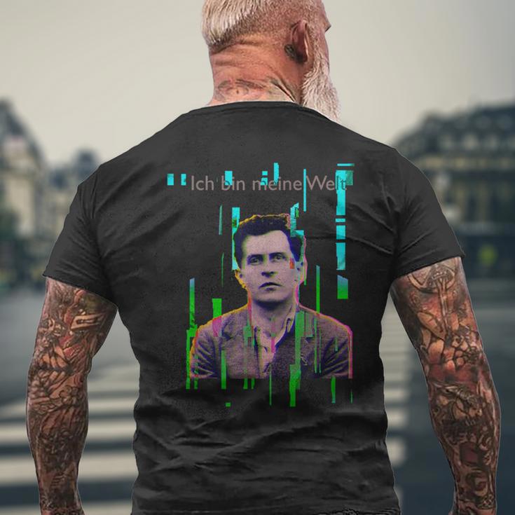 思考の世界を探る メンズTシャツ バックプリント 高齢者への贈り物