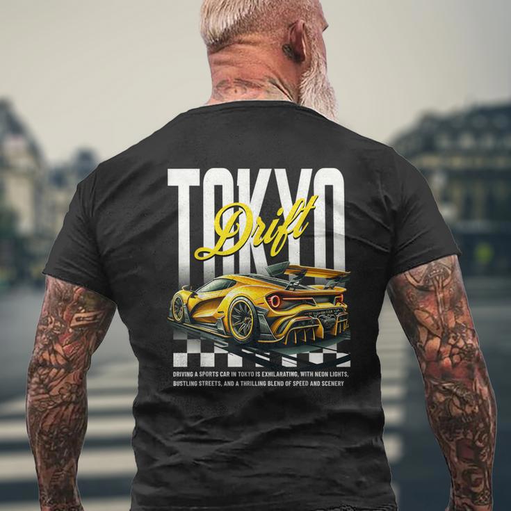 東京ドリフト メンズTシャツ バックプリント 高齢者への贈り物