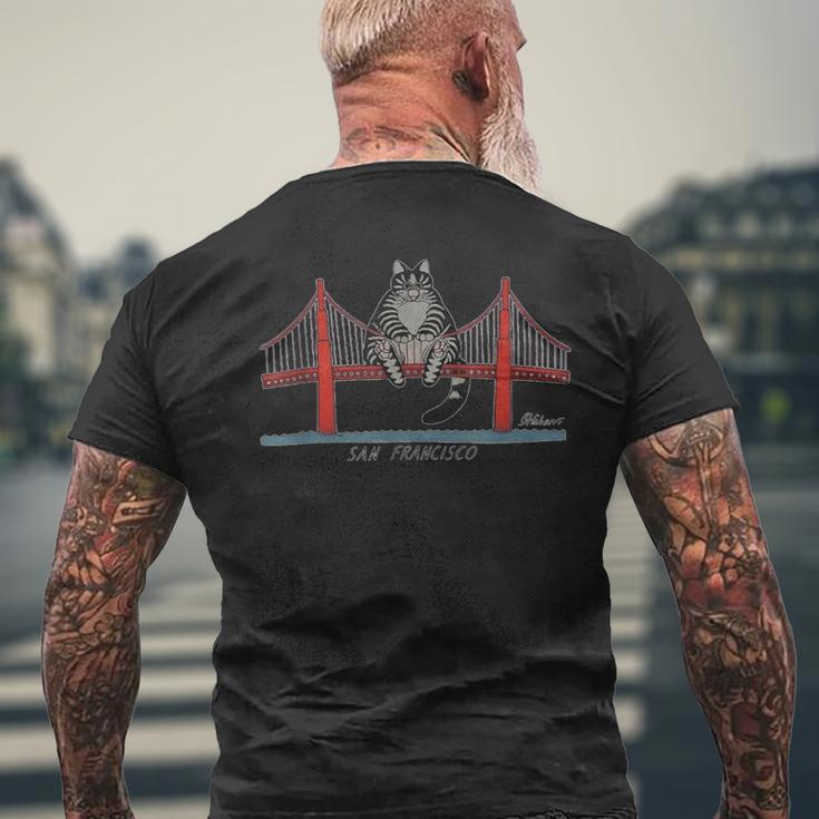 橋にぶら下がった猫 メアリーの雹の恋人 トレンディなシャツ映画 メンズTシャツ バックプリント 高齢者への贈り物