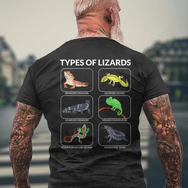 爬虫類愛好家 トカゲ メンズTシャツ バックプリント 高齢者への贈り物