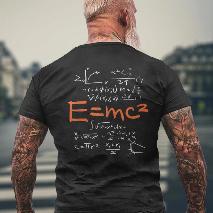 科学 E Mc² 式相対性理論 メンズTシャツ バックプリント 高齢者への贈り物