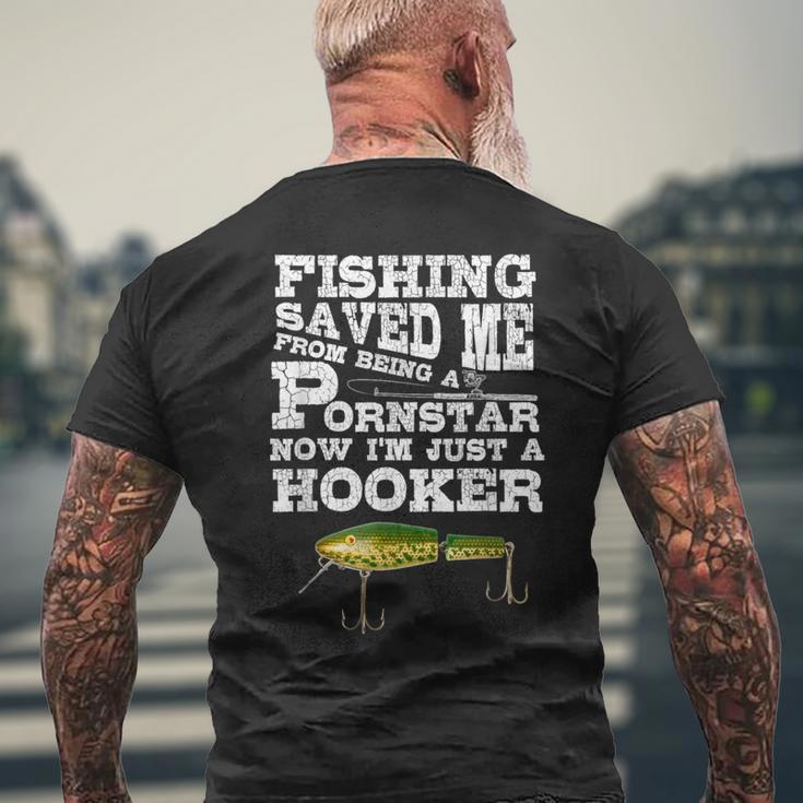 釣り用シャツ 面白いポルノスター バス ビッグフィッシュルアー メンズTシャツ バックプリント 高齢者への贈り物