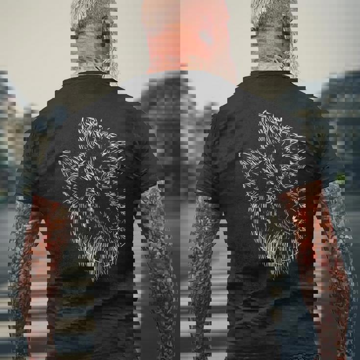 面白い ベルジアンシェパード ドッグ タービュレン メンズTシャツ バックプリント 高齢者への贈り物