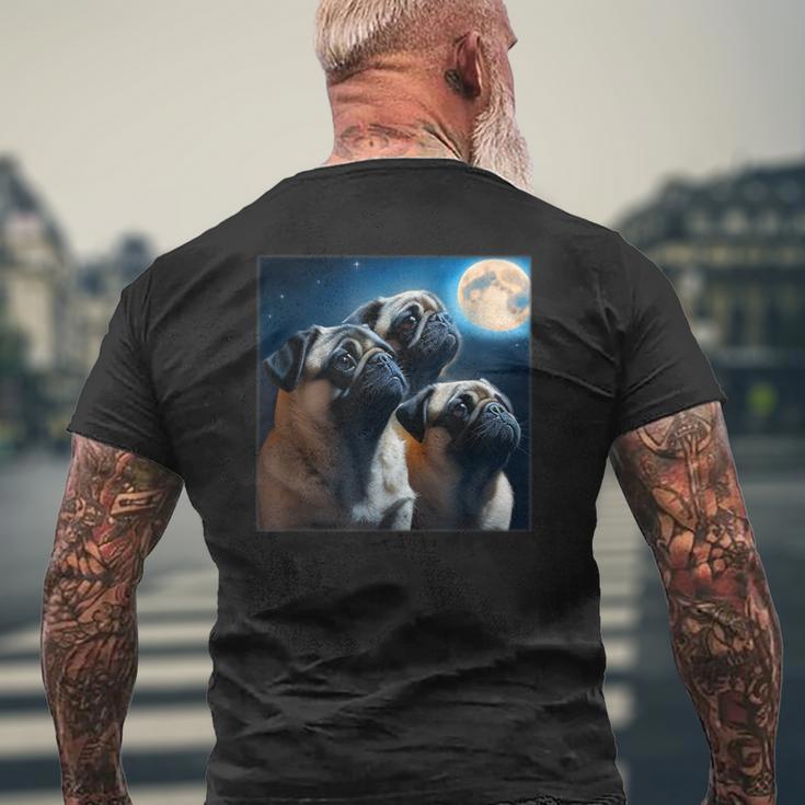 面白いtシャツ パグ 犬 かわいい イヌ わんこ メンズ 犬好き グッズ 面白い 服 ネタ 子供 キッズ メンズTシャツ バックプリント 高齢者への贈り物