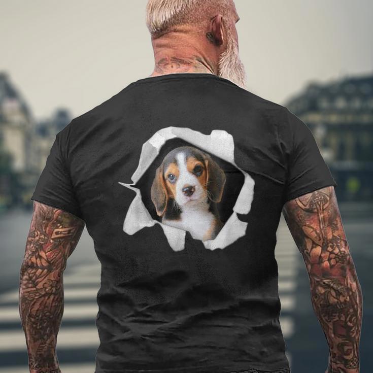 面白いtシャツ ビーグル 犬 イヌ わんこ メンズ 犬好き グッズ かわいい おもしろ 面白い 服 ネタ メンズTシャツ バックプリント 高齢者への贈り物