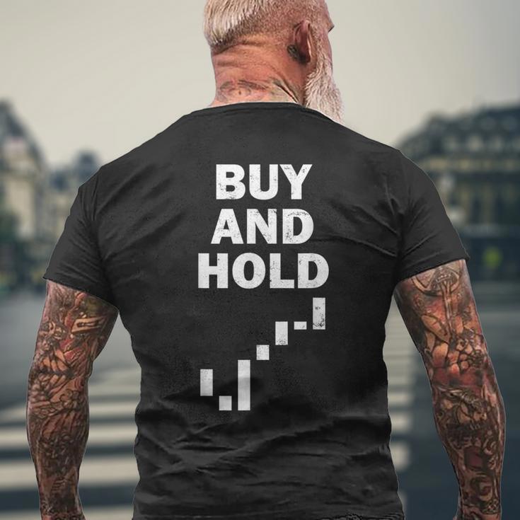 面白い暗号投資家株式トレーダー投資家の購入と保有 メンズTシャツ バックプリント 高齢者への贈り物