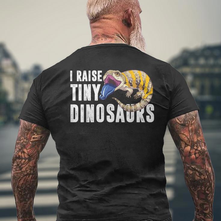 面白い青い舌のキンク I Pull Little Dinosaurs メンズTシャツ バックプリント 高齢者への贈り物