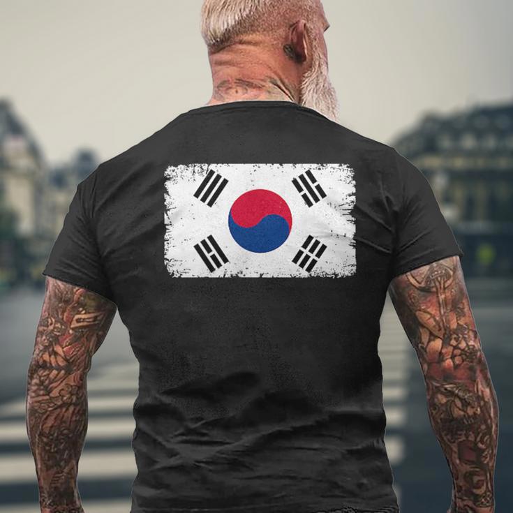 韓国軍 裏面 韓国国旗 メンズTシャツ バックプリント 高齢者への贈り物
