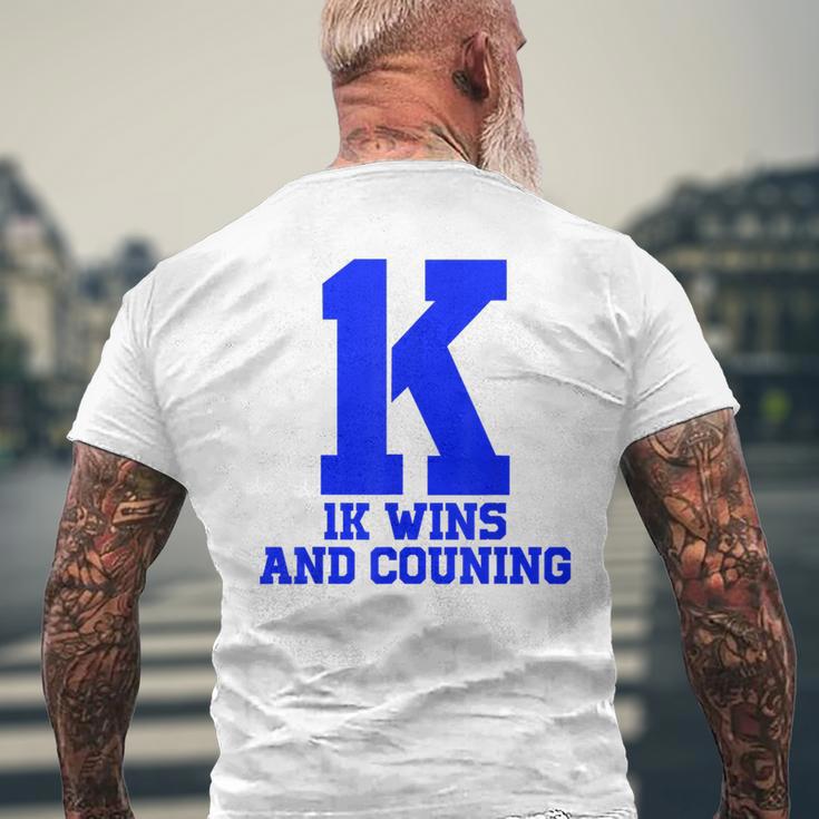 1Kコーチkボールドが勝ち、数え切れないほどのバスケットボール メンズTシャツ バックプリント 高齢者への贈り物