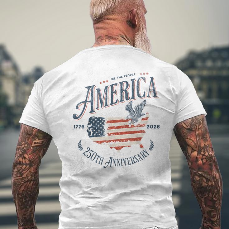 250Th Anniversary 4Th Of July America アメリカ ヴィンテージ メンズTシャツ バックプリント 高齢者への贈り物