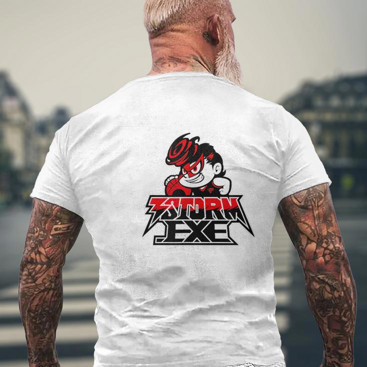 3StormExe_7_坂田央 メンズTシャツ バックプリント 高齢者への贈り物