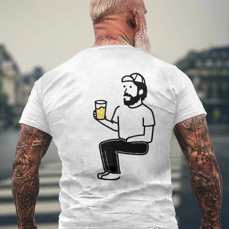 The Day Off メンズTシャツ バックプリント 高齢者への贈り物