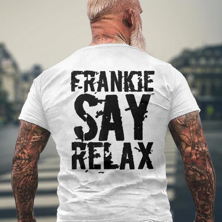 Frankieay Relax 太字フォントシャツ メンズTシャツ バックプリント 高齢者への贈り物