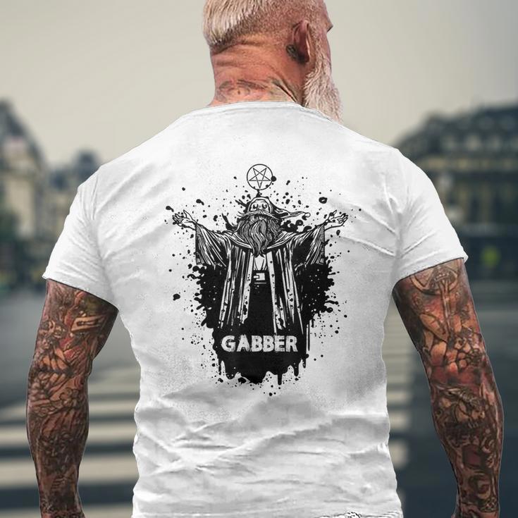 Holy Gabber Music Hardcore Techno Gabber メンズTシャツ バックプリント 高齢者への贈り物
