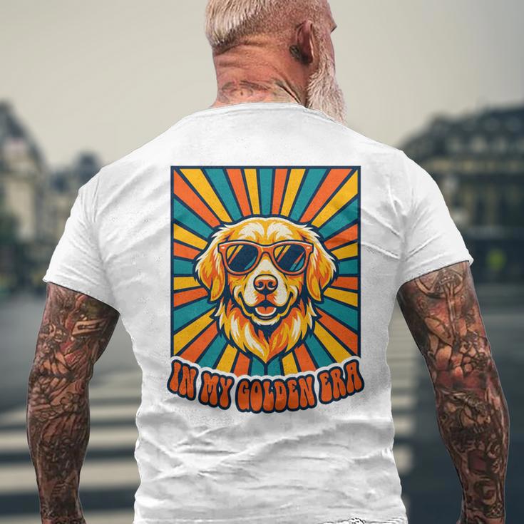 In My Golden Era レトロレトリバー ドッグサングラス グラフィックtシャツ 長袖tシャツ メンズTシャツ バックプリント 高齢者への贈り物