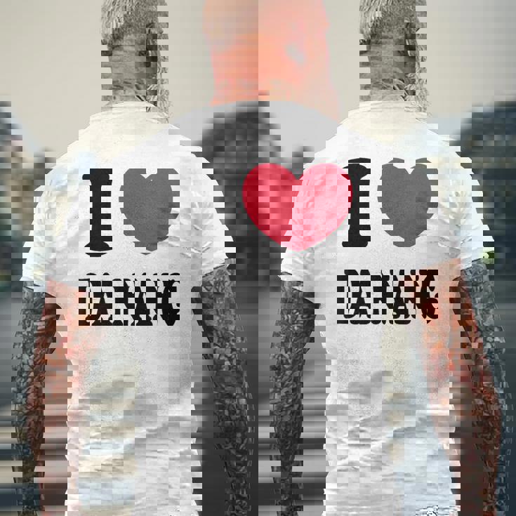 I Love Da Nang ダナンが大好きです メンズTシャツ バックプリント 高齢者への贈り物