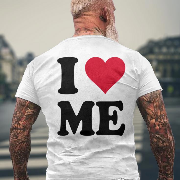 I Love Me 長袖tシャツ メンズTシャツ バックプリント 高齢者への贈り物