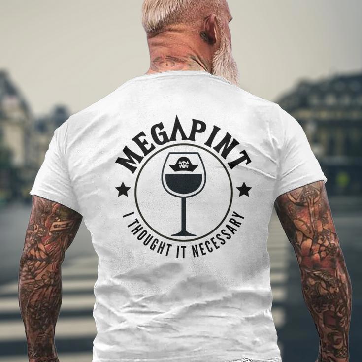 Mega Pint I Thought It Necessary メンズTシャツ バックプリント 高齢者への贈り物