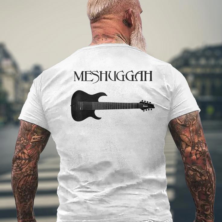 Meshuggah 8弦シグネチャーギター メンズTシャツ バックプリント 高齢者への贈り物